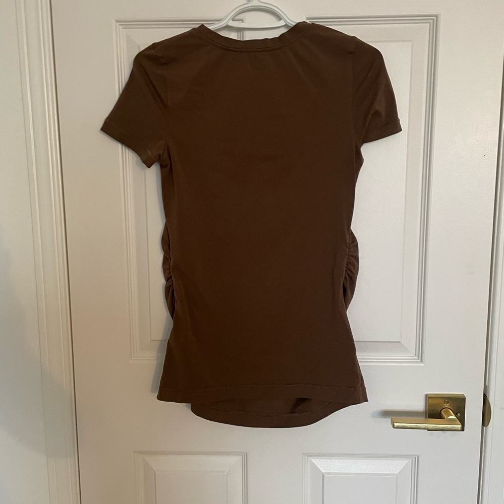GAP Maternity Brown T-Shirt - Picture 4 of 5